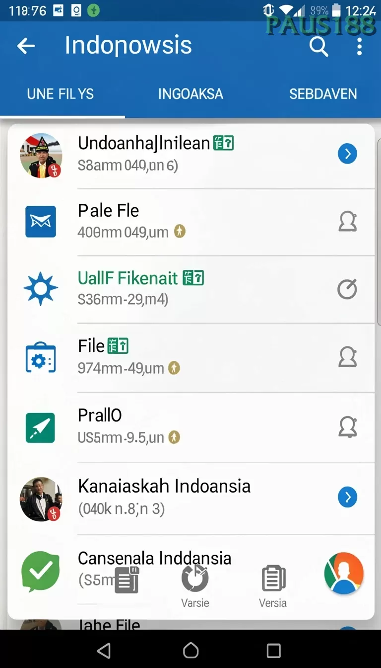Cuplikan layar GIM999 — halaman utama