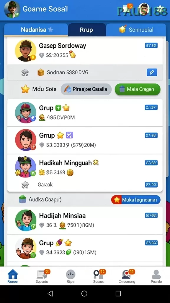 Cuplikan layar TTT888 — halaman utama