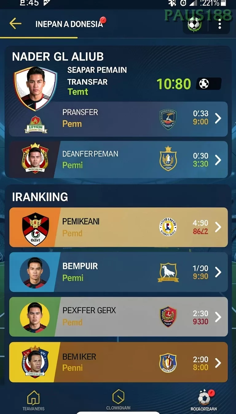 Cuplikan layar ORI33 — halaman utama