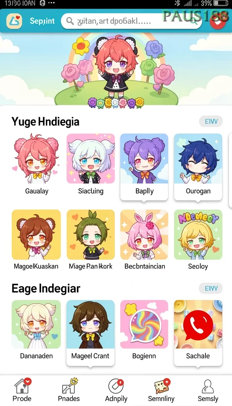 Cuplikan layar VEGAS969 — menu navigasi